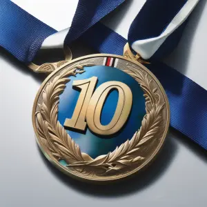A 10K medal