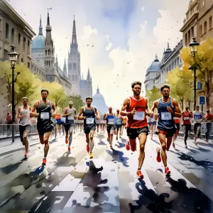 Runners in Vienna